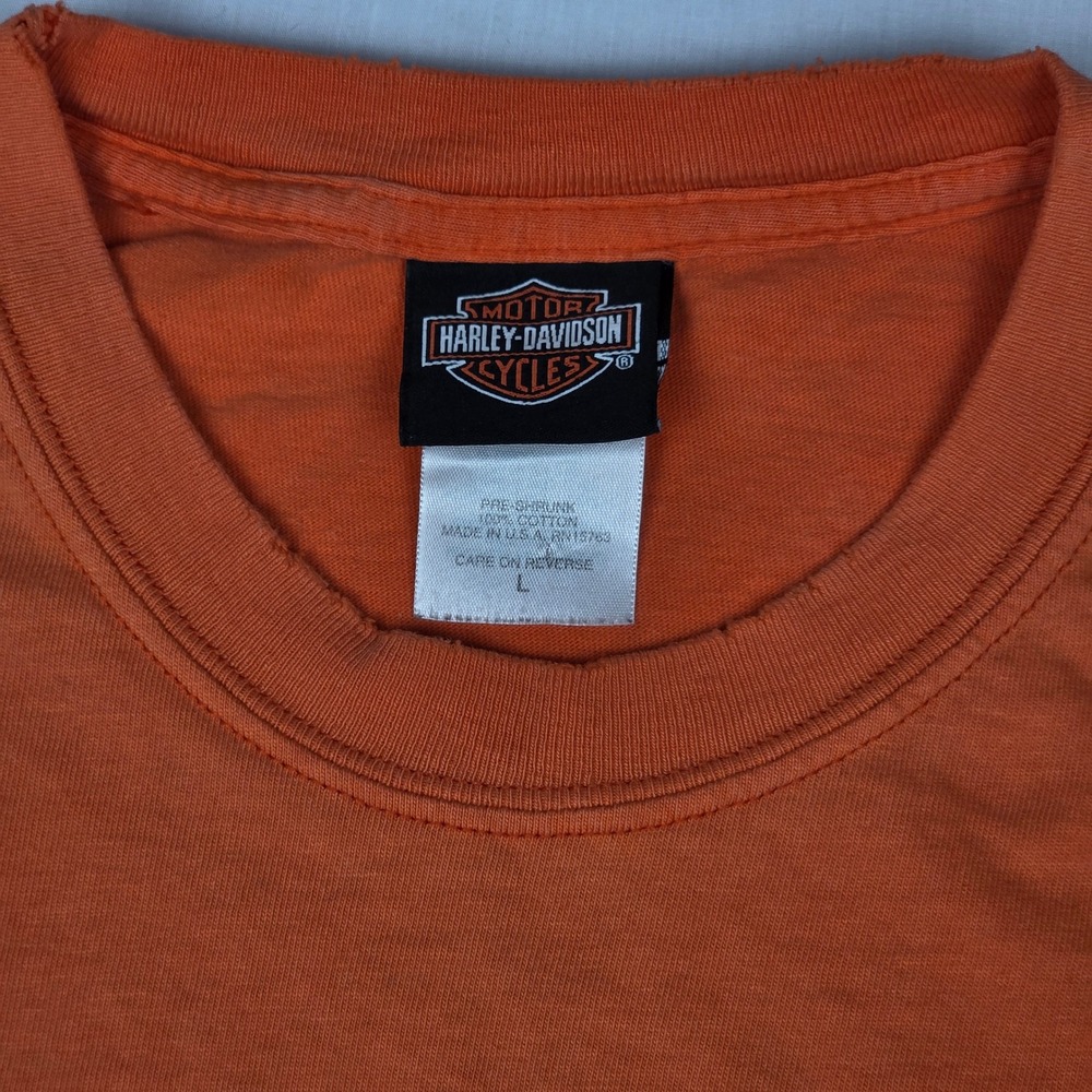 Harley-Davidson Looney Tunes Speedy Gonzales Graphic TShirt Mens L Orange Cotton - Picture 2 of 8